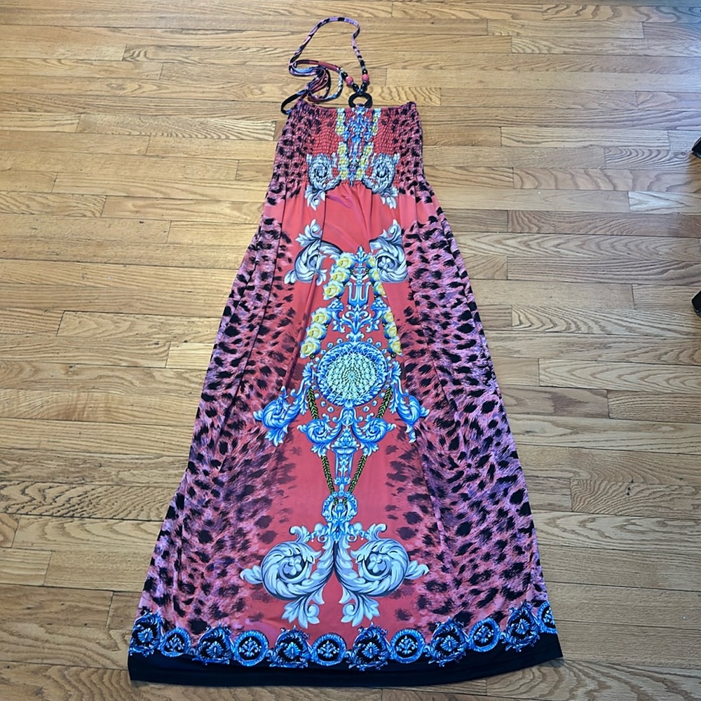 Magic Pink Boho Maxi Dress